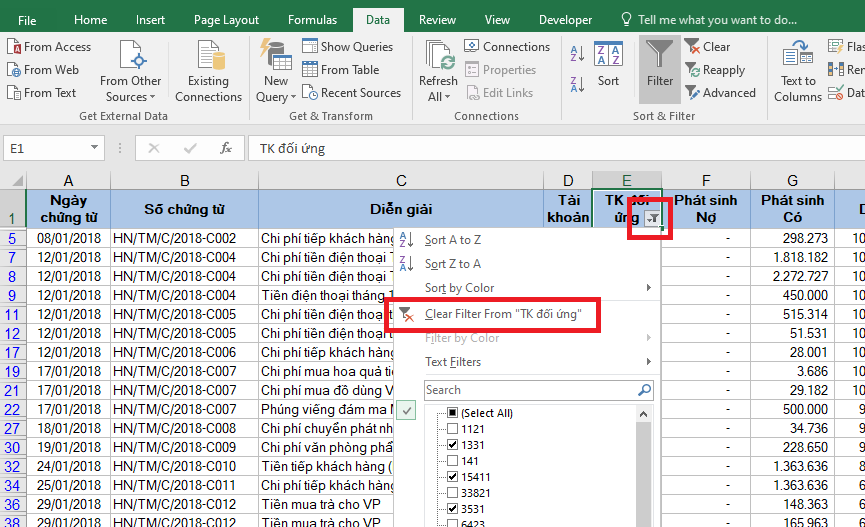 Sửa lỗi Excel không hiện (unhide) được hàng hoặc cột bị ẩn 5