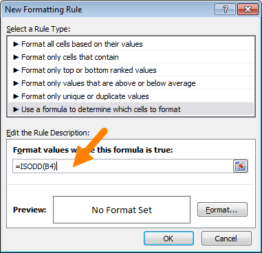 định dạng tùy chỉnh theo công thức với conditional formatting