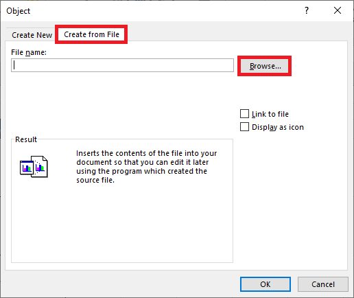 Cách chèn nhanh file đính kèm vào tài liệu Excel 3