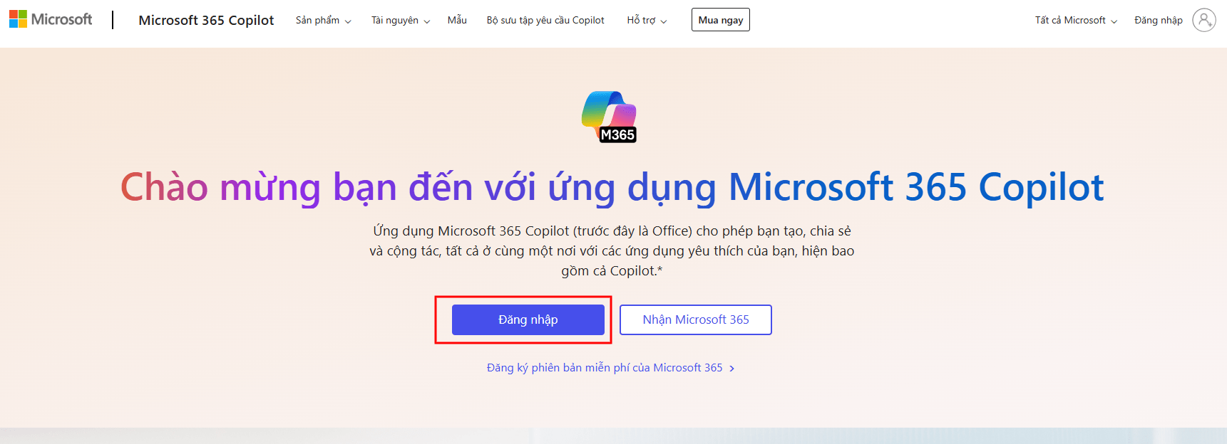Đăng nhập tài khoản cá nhân hoặc tài khoản cơ doanh nghiệp
