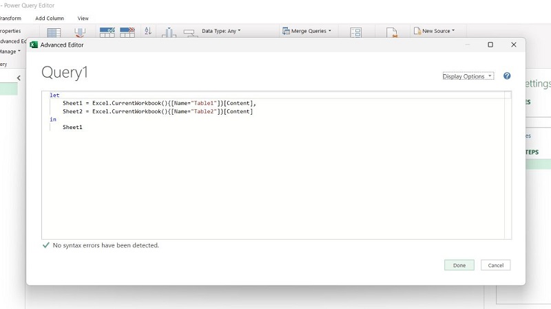 cách gộp nhiều sheet thành 1 sheet trong excel