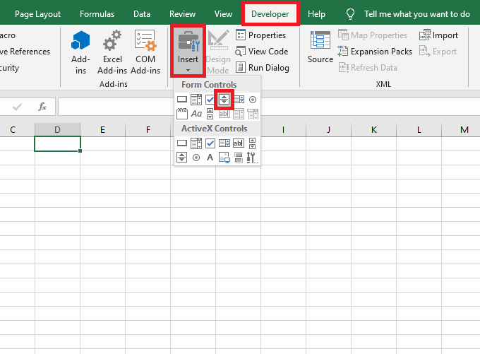 Cách tạo nút lên xuống 3