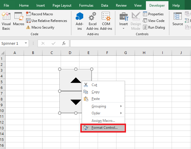 Cách tạo nút lên xuống 4