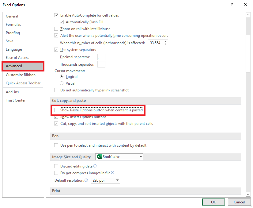 Cách xóa bỏ mũi tên xanh 5