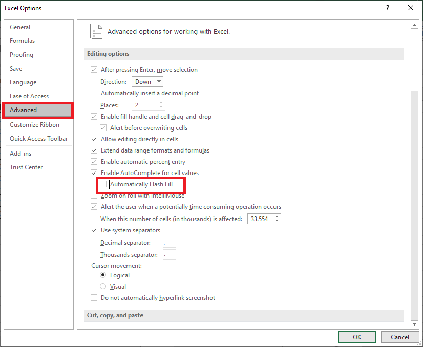Cách xóa bỏ mũi tên xanh 6