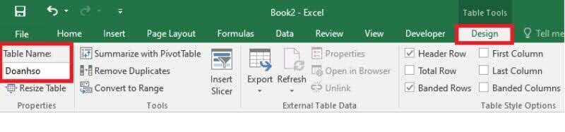 cách tạo pivot table