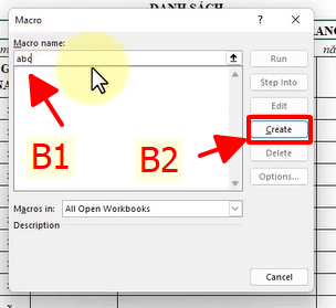 tạo Macro