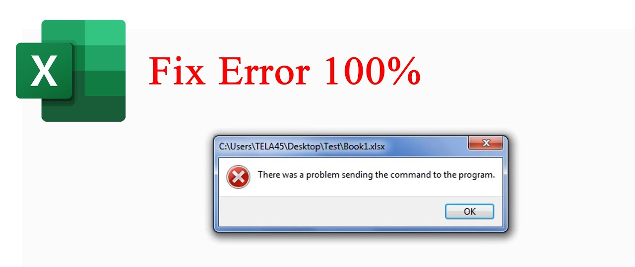 lỗi there was a problem sending the command to the program