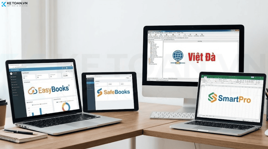 các phần mềm kế toán mới nổi