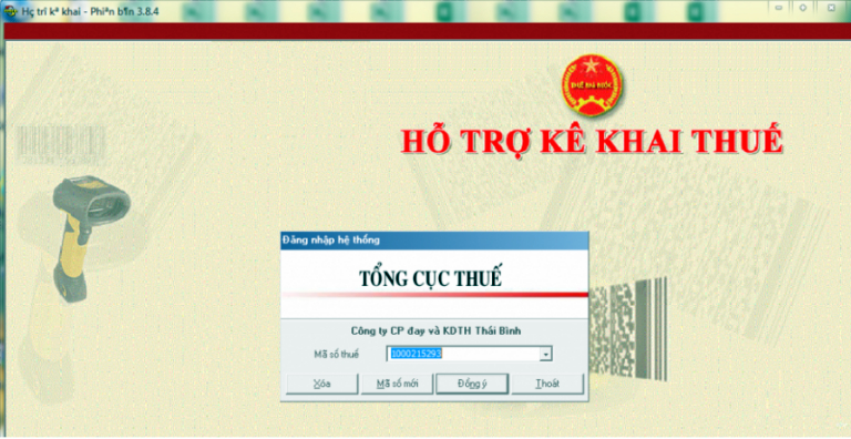 Cách lập báo cáo tài chính trên phần mềm HTKK bước 1