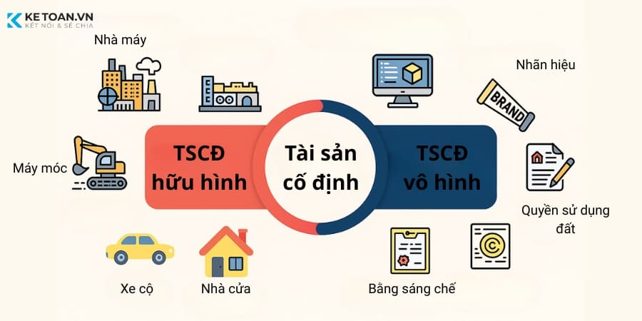 phân loại tài sản cố định