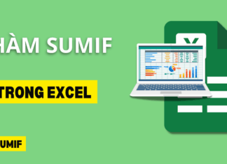 Hàm SUMIF trong Excel: Công thức, cách dùng, ví dụ thực tế hàm SUMIF trong excel